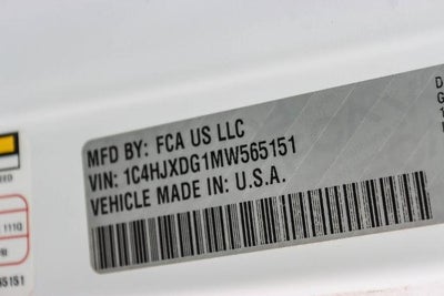 2021 Jeep Wrangler Unlimited Willys