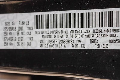 2019 RAM 1500 Big Horn/Lone Star