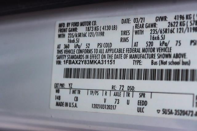 2021 Ford Transit Passenger Wagon XL