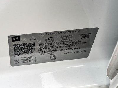 2019 Chevrolet Silverado 1500 Work Truck