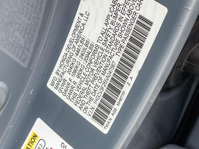 2022 Honda Accord Hybrid Sport