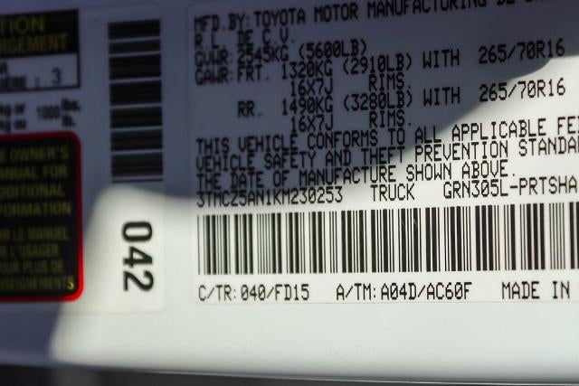 2019 Toyota Tacoma 4WD SR