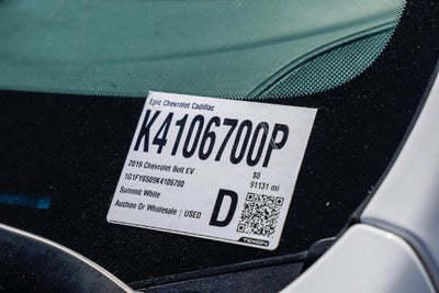 2019 Chevrolet Bolt EV LT