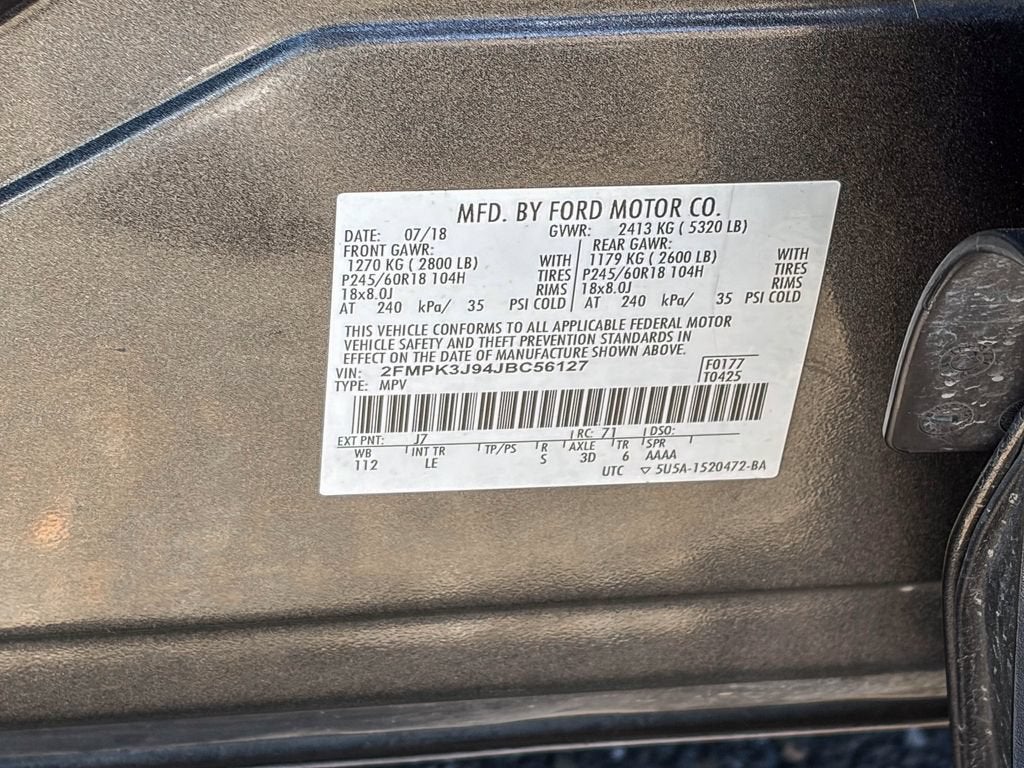 2018 Ford Edge SEL