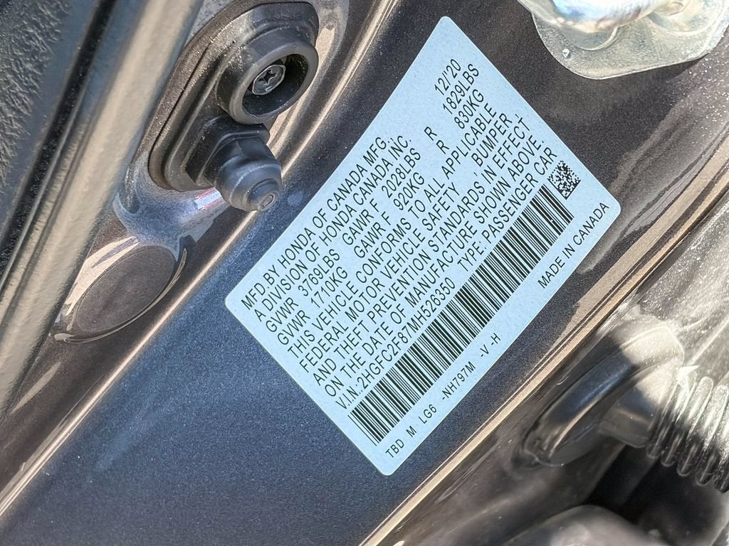 2021 Honda Civic Sport Sedan