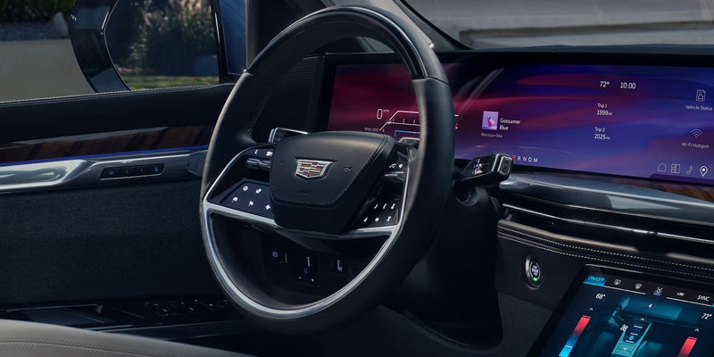 2026 Cadillac Escalade technology features, including a large display, wireless connectivity, and advanced infotainment systems
