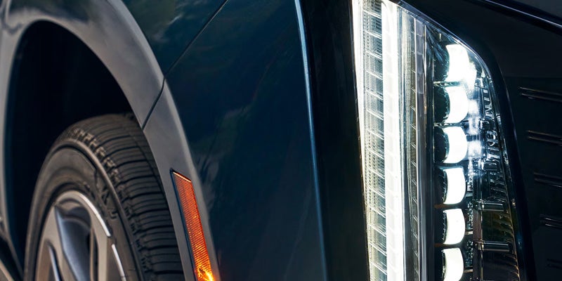 2026 Cadillac Escalade safety features including advanced driver assistance systems like collision detection and lane-keeping assist